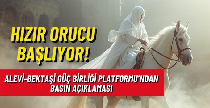 Hızır Orucu Başlıyor!