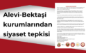 Alevi-Bektaşi Kuruluşlarından Ortak Deklarasyon: “İnancımız Siyaset Üstü Kalmalıdır”
