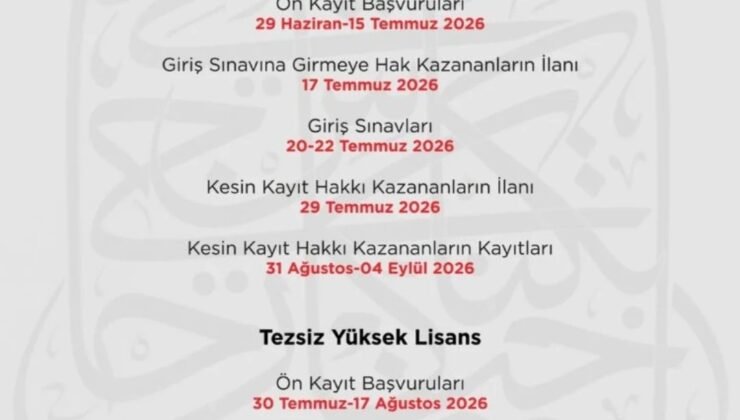 AHBVÜ Alevi Bektaşi Kültürü Ana Bilim Dalı’nda Lisans Üstü Başvuruları Başlıyor