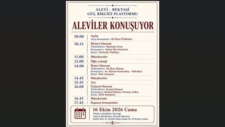 “Aleviler Konuşuyor” Çalıştayının detayları açıklandı